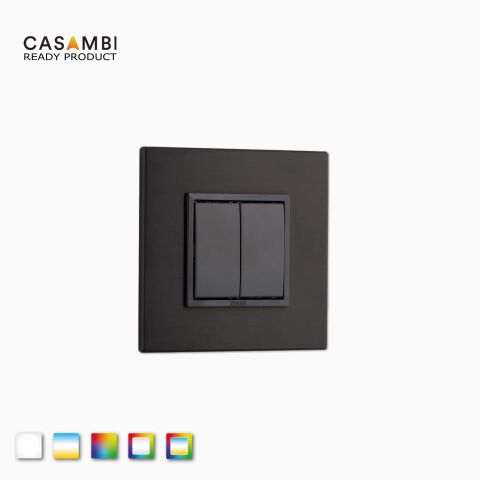 CASAMBI Wandsteuerung 2 Tasten, schwarz