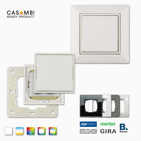 kompatible Schalterprogramme für das CASAMBI Bluetooth Steuerungsmodul