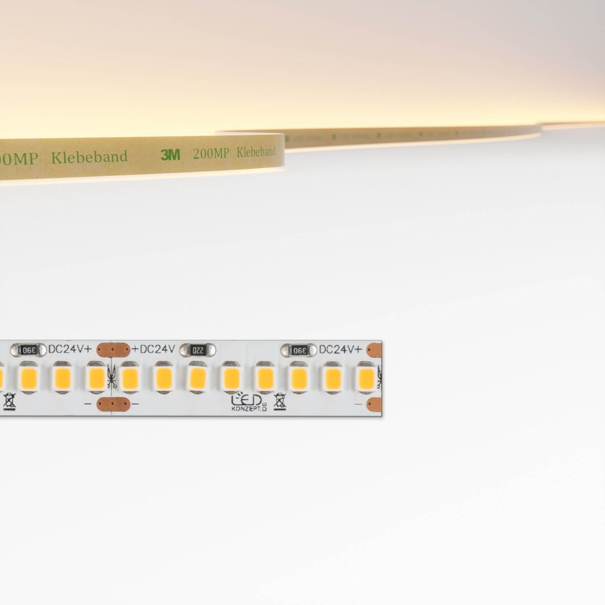 ONSSI LED-Streifen 2 Meter, 220V Direkt, Kaltweiß (6000K), 120 LEDs/m, IP66 Wasserdicht – Für Innen & Außen
