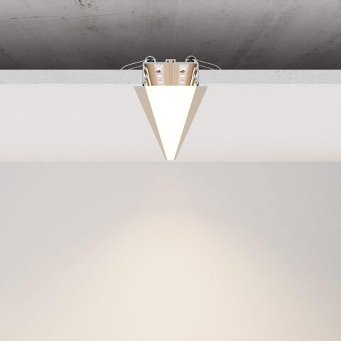 Anwendungsbeispiel vom Profil LARKO-50, im Anwendungsbeispiel ist aufgezeigt, wie das Profil im Trockenbau verbaut wird