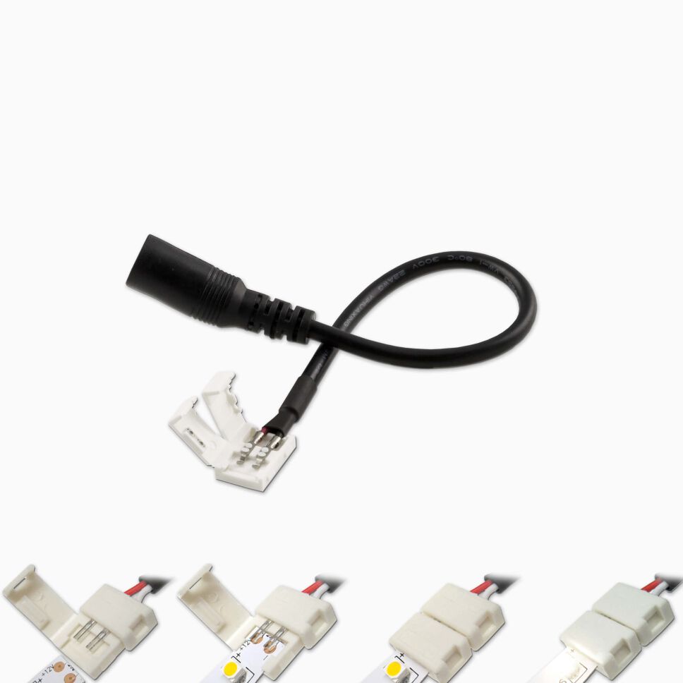 Schnellverbinder für LED Streifen mit 8mm Breite. An...