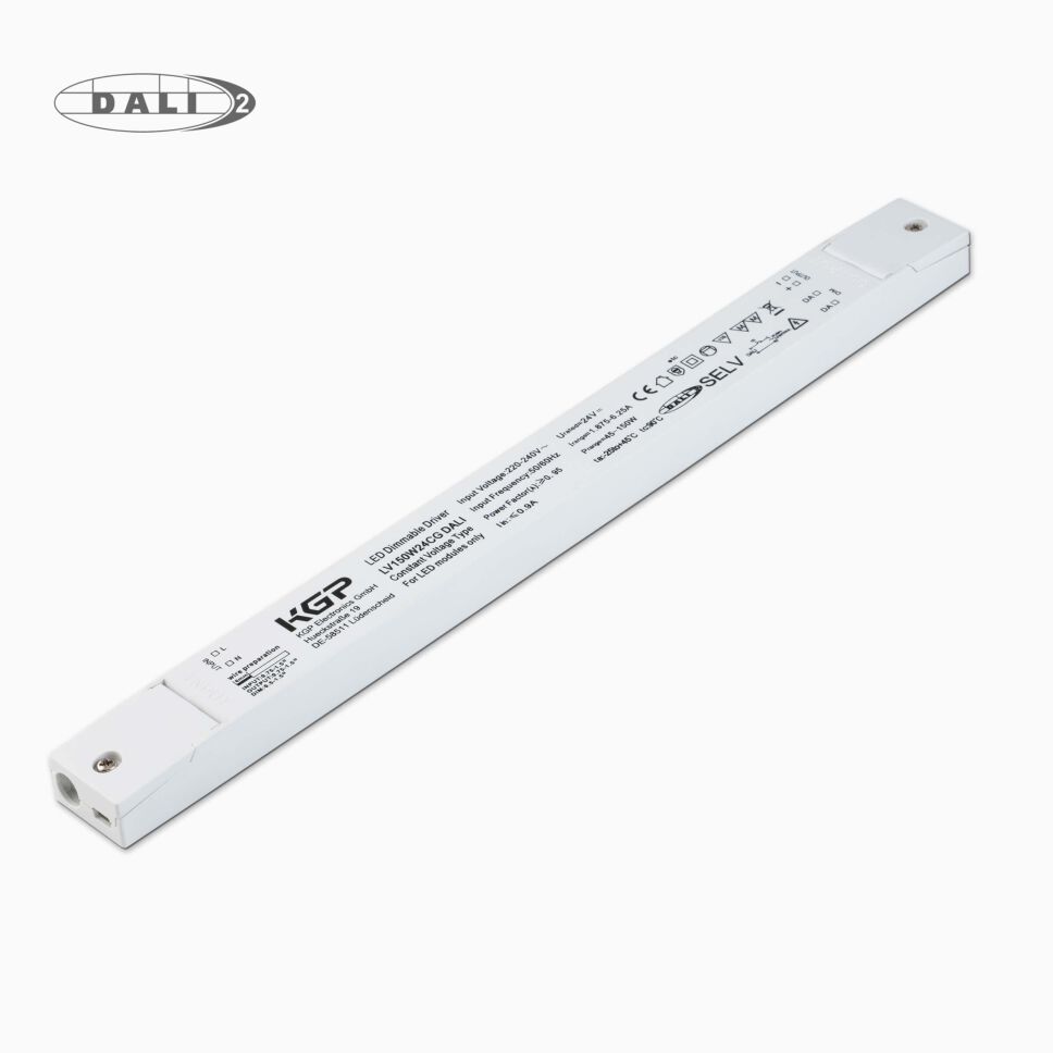 DALI und DALI2 LED Netzteil LV-150-24DA2 im weißen...