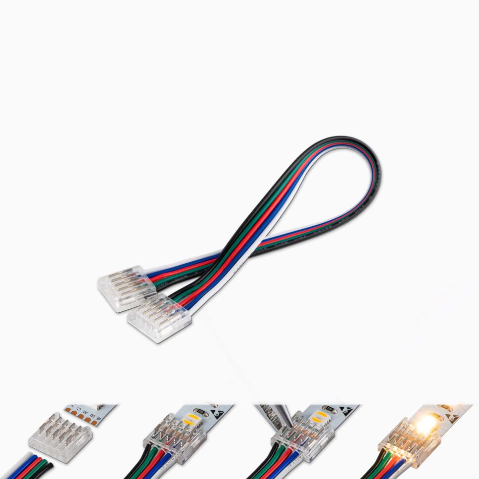 RGBW-Kabel-RGBW Verbinder für RGBW LED Streifen mit...