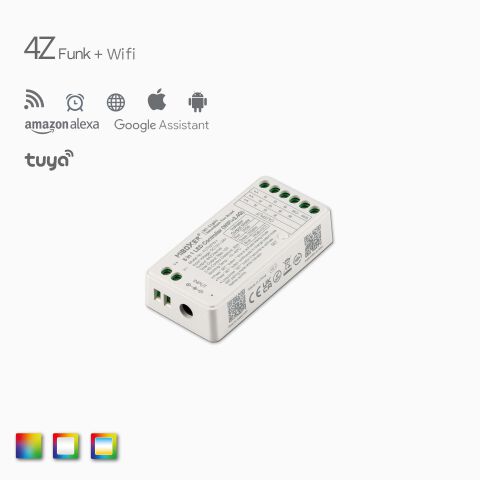 produktbild RGBCCT RGBW RGB LED Funk Controller mit Tuya, Ansicht 1