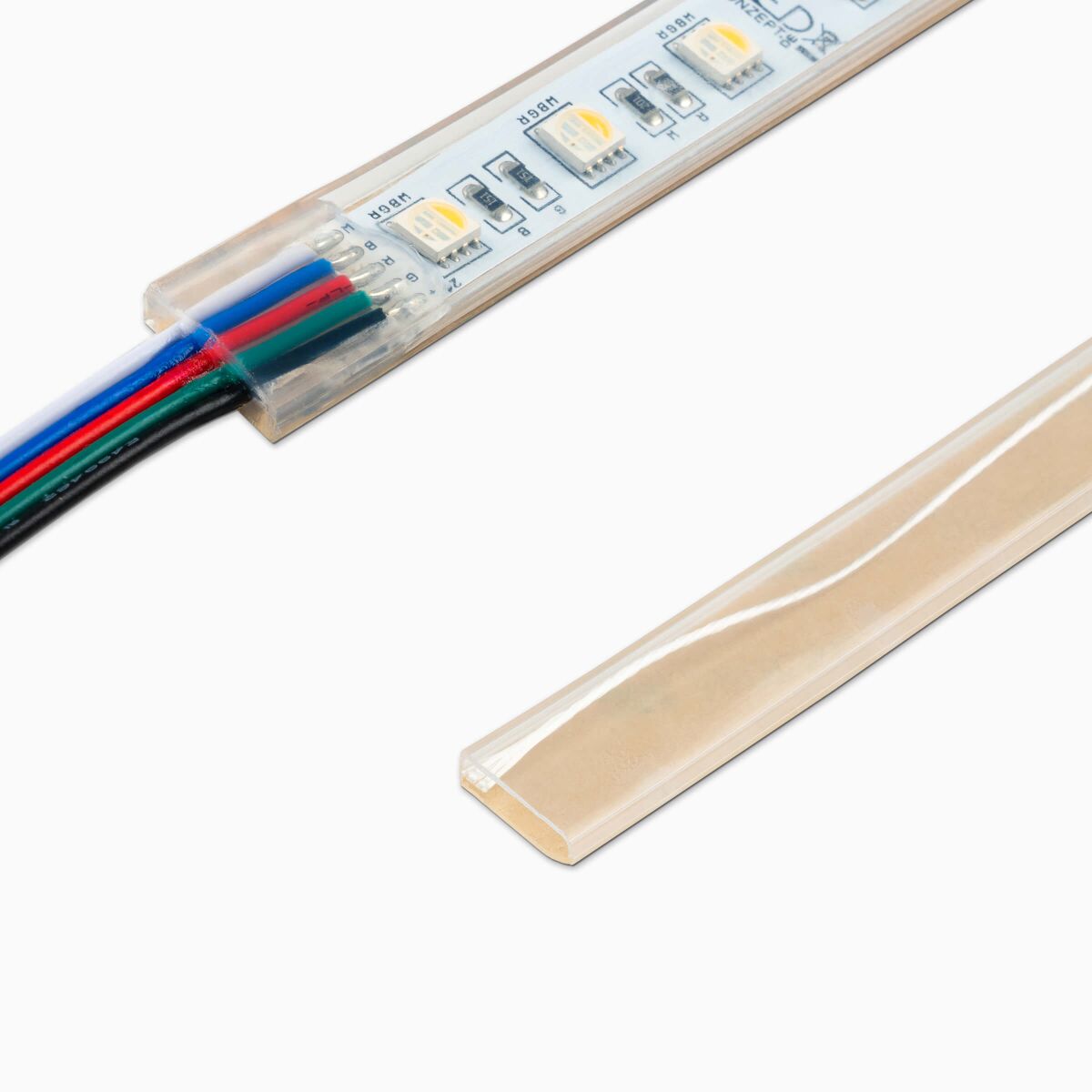 LED IP Schlauch IP6612, für 12mm breite LED Streif, 5,50 €