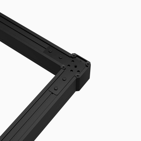 technische Zeichnung vom AX2 90 Verbinder mit Bemaßung