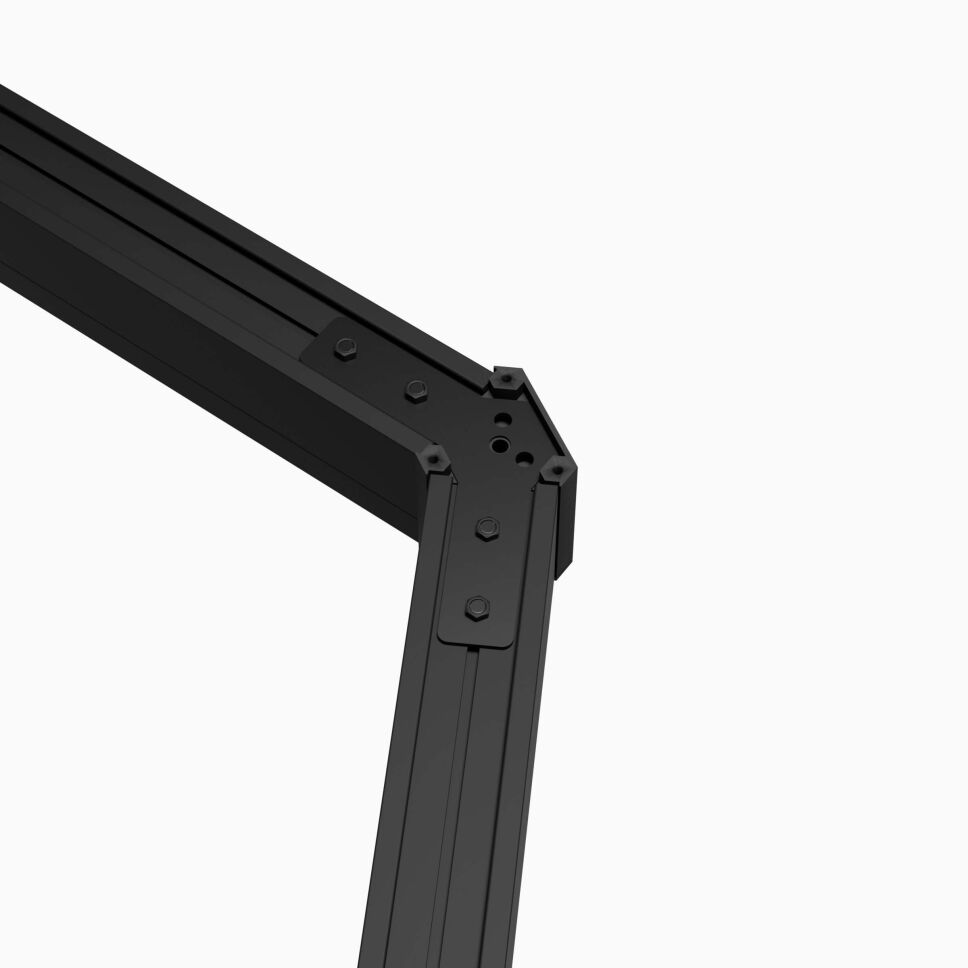 Draufsicht vom  AY2 Verbinder samt Flachverbinder im LED...