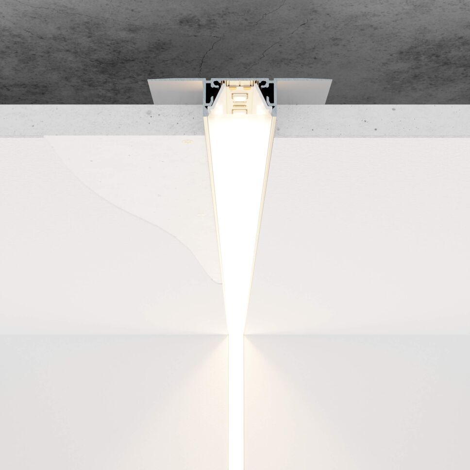 LED Alu Profil GILA, 100cm inkl. Abdeckung matt opal