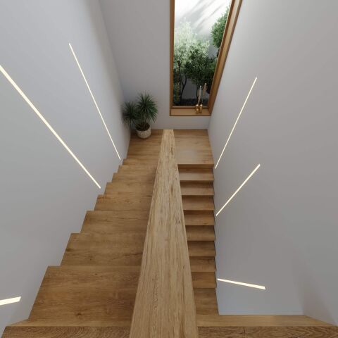 LED Alu Profil GILA, 100cm inkl. Abdeckung matt opal