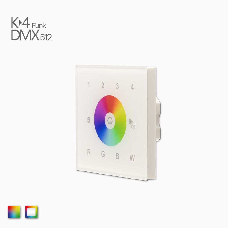 RGBW DMX512, K-4 Funk LED Controller, 4 Zonen, 69,00 €
