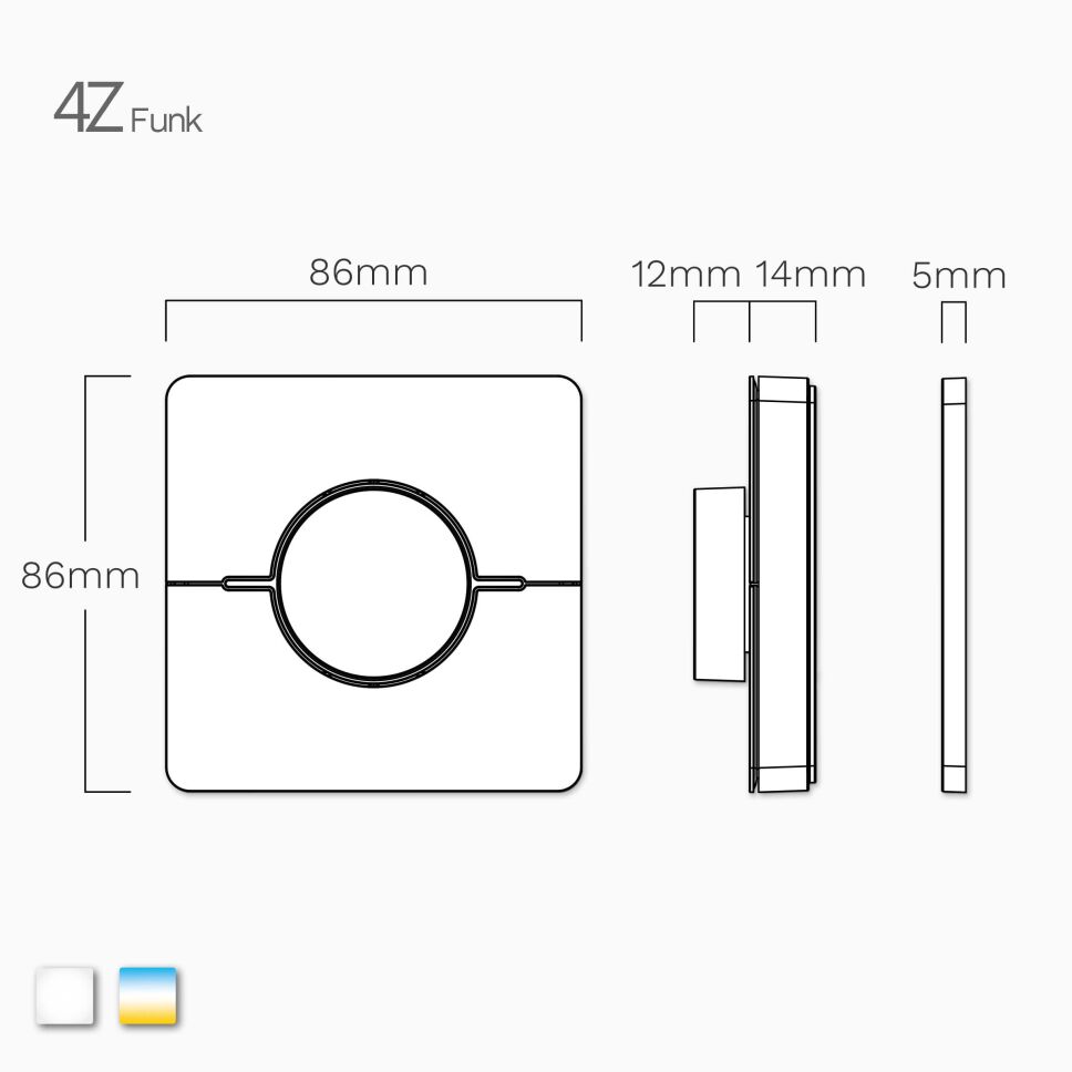 Montageanleituntung für die 4Z Funk Steuerung CCT-LED