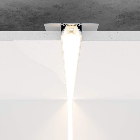 LED Alu Profil GILA, 49,5cm inkl. Abdeckung COEX12 opal70