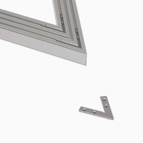 60° Verbinder für LED Alu Deckenprofile wie bspw. BASIC, EKP, MOZEL u.a. Profile