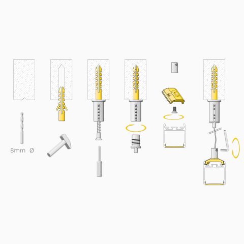 Montageanleitung Seilabhängung BAV 127