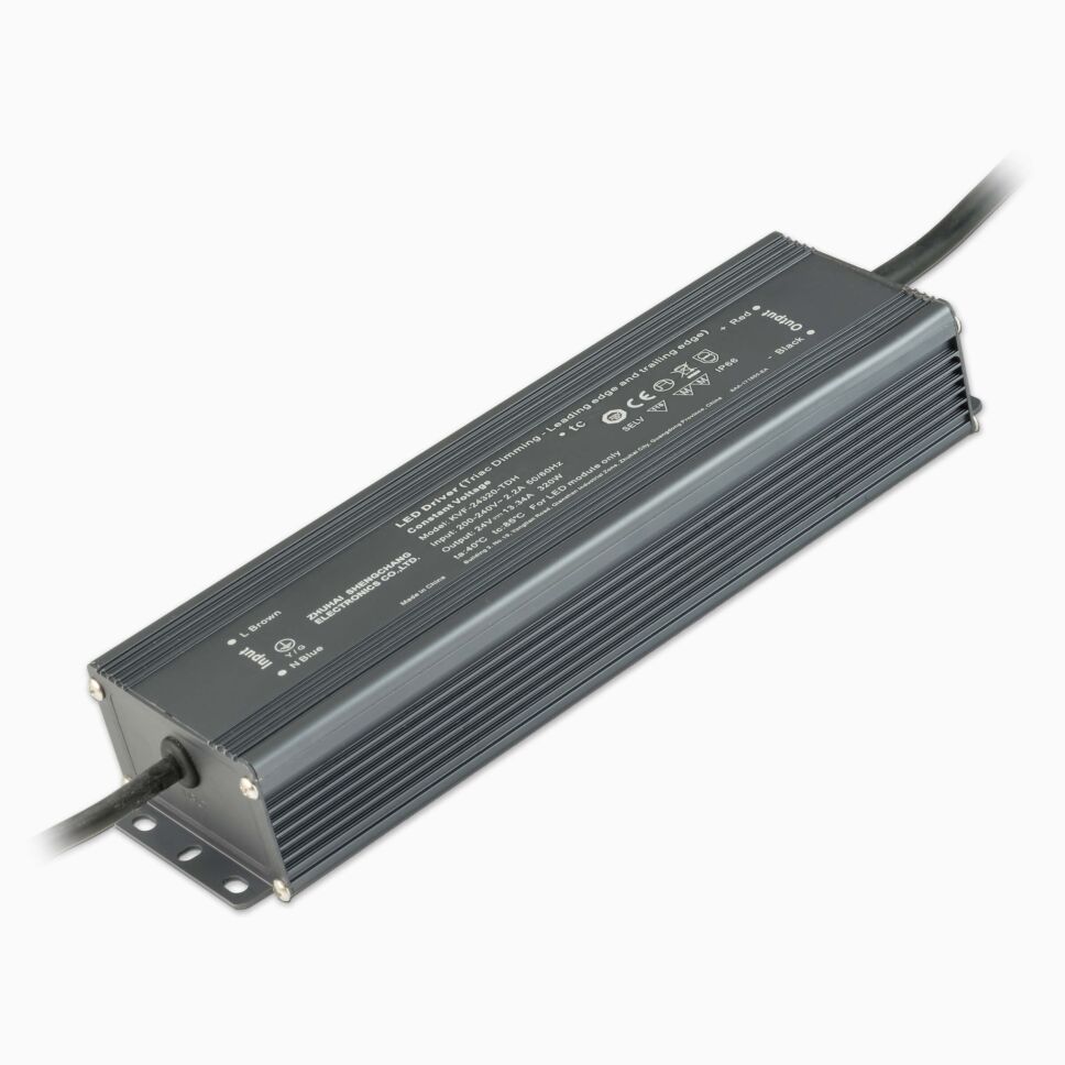 TRIAC LED Netzteil mit 320W Ausgangsleistung und 48VDC PWM-Signal. Produktbild