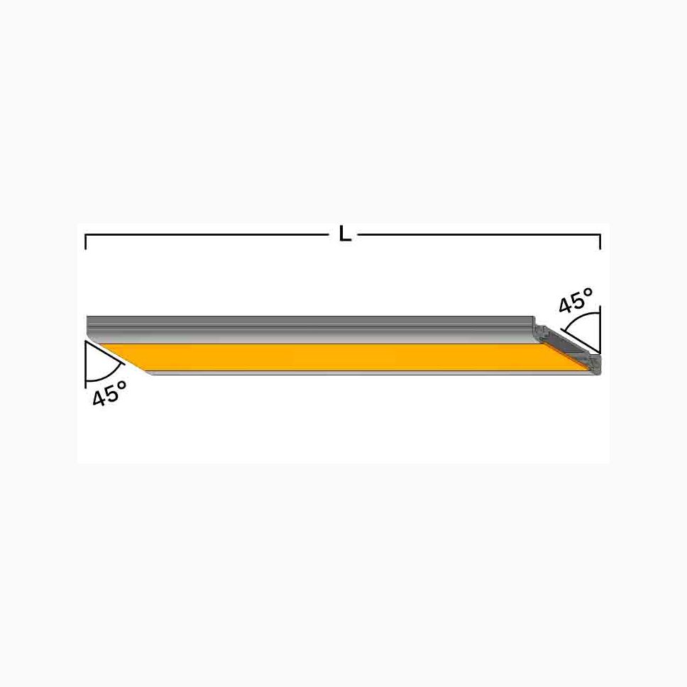 N Gehrungsschnitt  -45 | -45