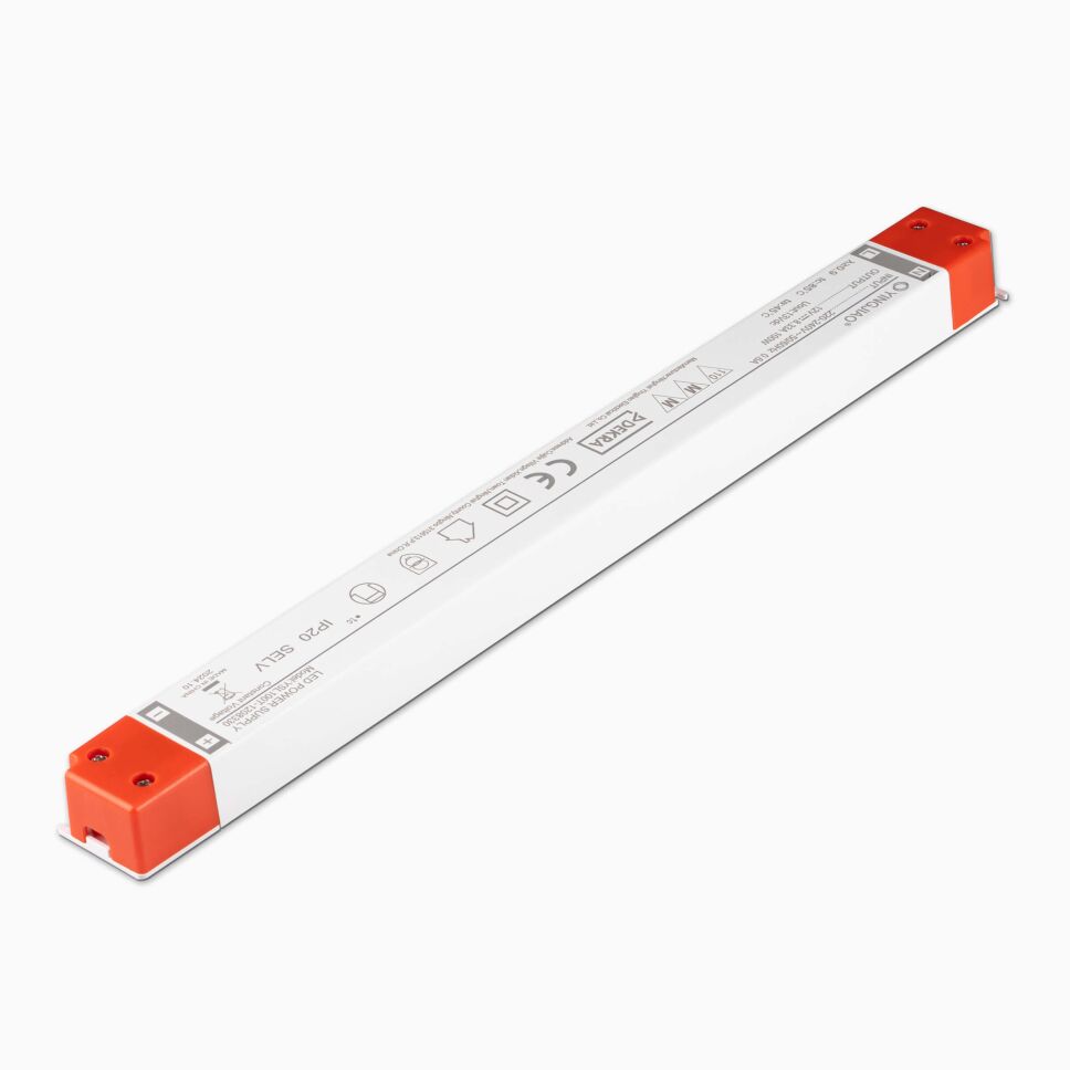 Nahaufnahme der Schraubklemmen sekudärseitig am LED...