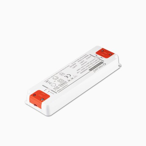 Nahaufnahme der Schraubklemmen sekudärseitig am LED Netzteil YSL150F-150W