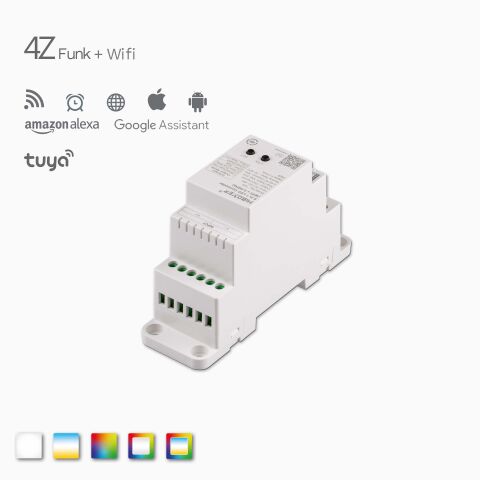Ansicht 2 von dem 4Z Wifi Funk Controller für DIN Hutschiene