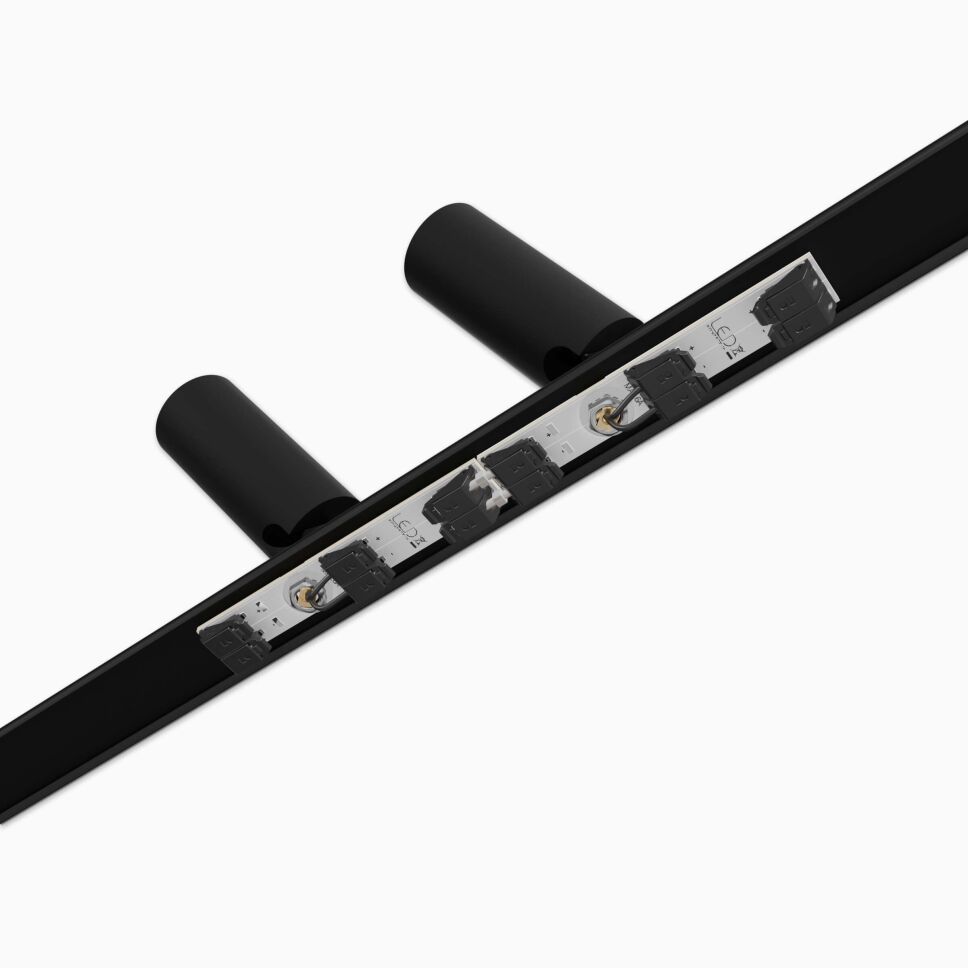 Technische Zeichnung vom LED Spot26 Duo in 100cm Länge