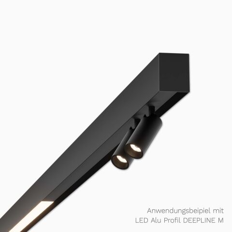 Anwendungsbeispiel mit LED Alu Profil DEEPLINE M
