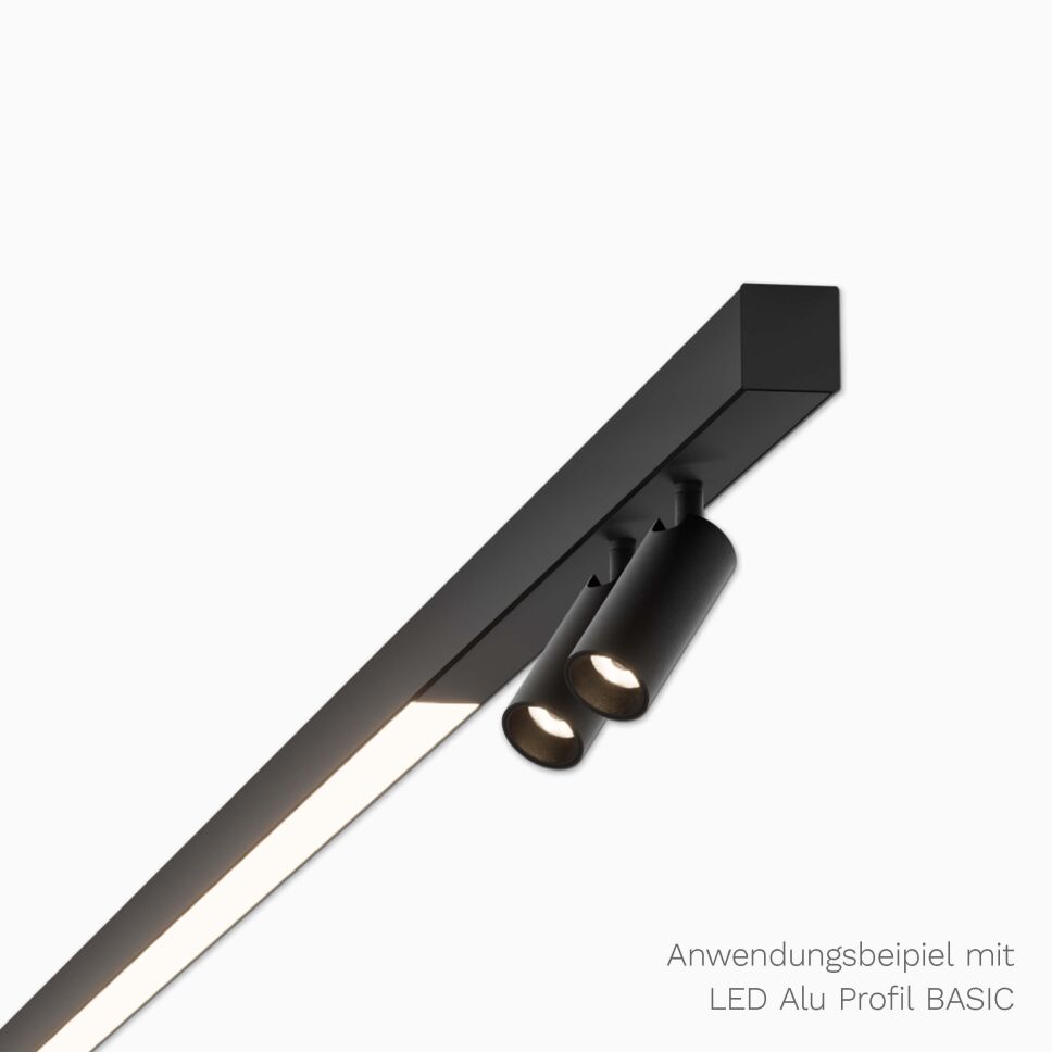 Anwendungsbeispiel mit LED Alu Profil BASIC
