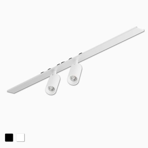 Produktbild vom LED Spot26 24V Duo mit 50cm langer Kunststoffblende