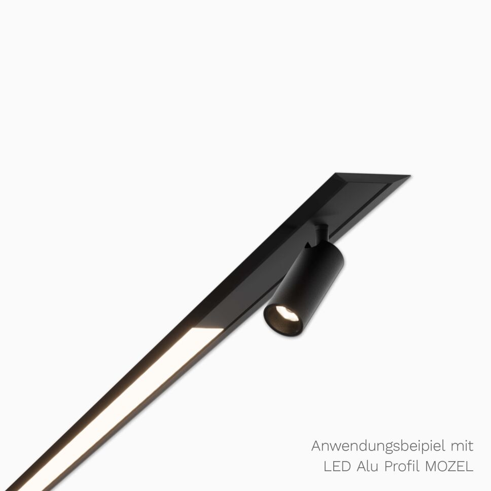 Anwendungsbeispiel mit LED Alu Profil MOZEL