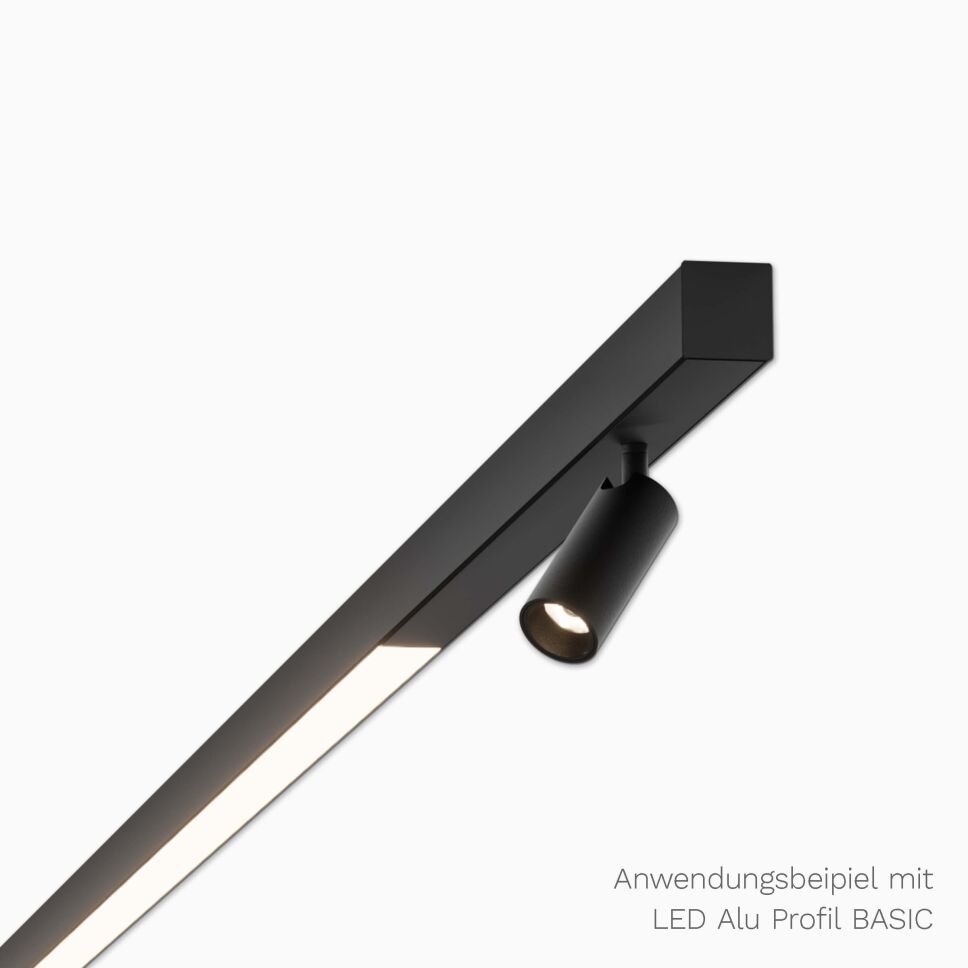 Anwendungsbeispiel mit LED Alu Profil BASIC
