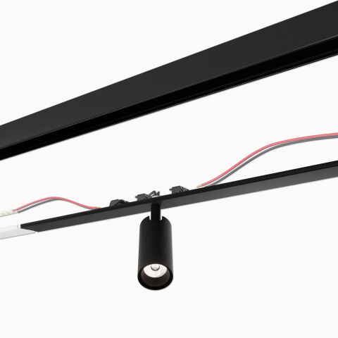 Explosionszeichnung SPOT26 24V SOLO mit LED Alu Profil