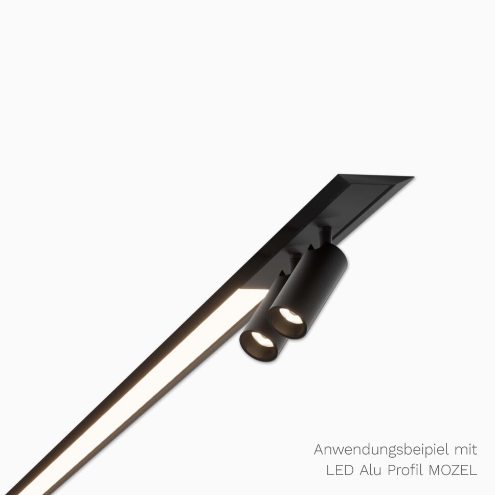 Anwendungsbeispiel mit LED Alu Profil MOZEL