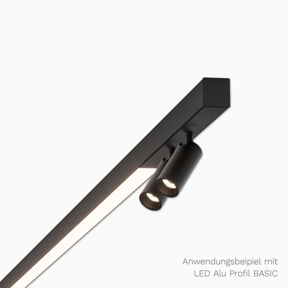 Anwendungsbeispiel mit LED Alu Profil BASIC