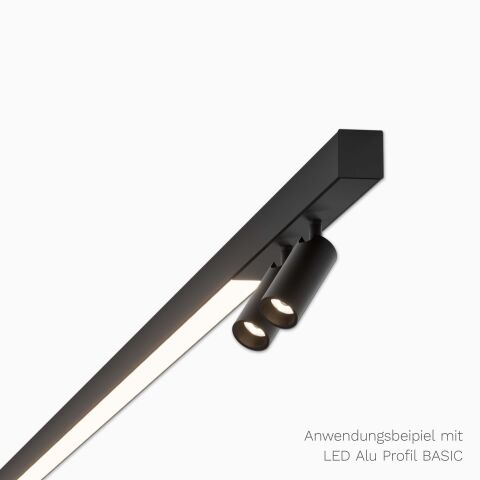 Anwendungsbeispiel mit LED Alu Profil BASIC