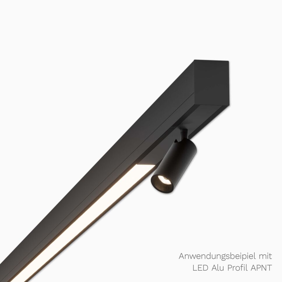 Anwendungsbeispiel mit LED Alu Profil APNT