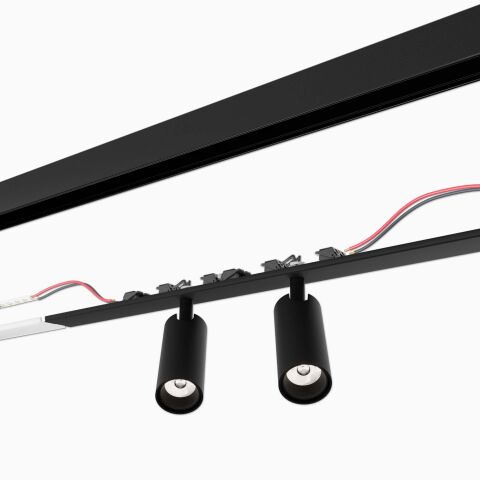 Explosionszeichnung SPOT26 24V DUO mit LED Alu Profil