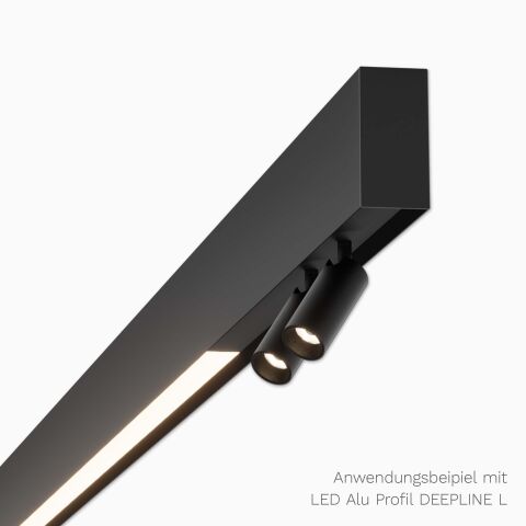 Anwendungsbeispiel mit LED Alu Profil DEEPLINE L