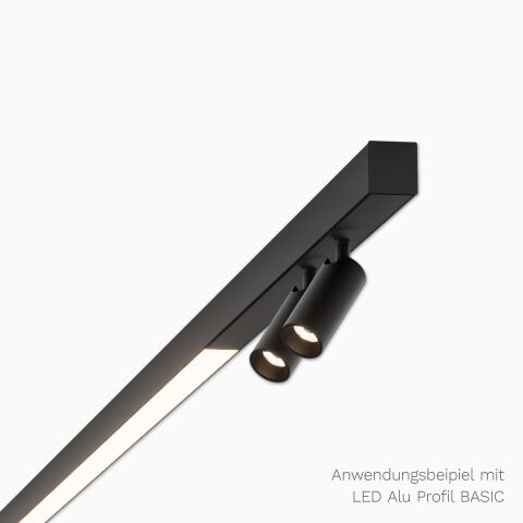 Anwendungsbeispiel mit LED Alu Profil BASIC