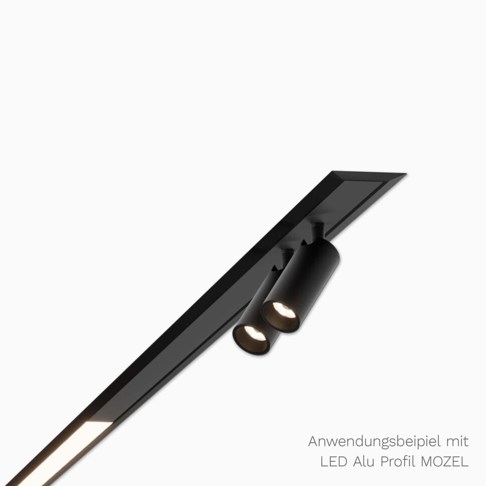 Anwendungsbeispiel mit LED Alu Profil MOZEL