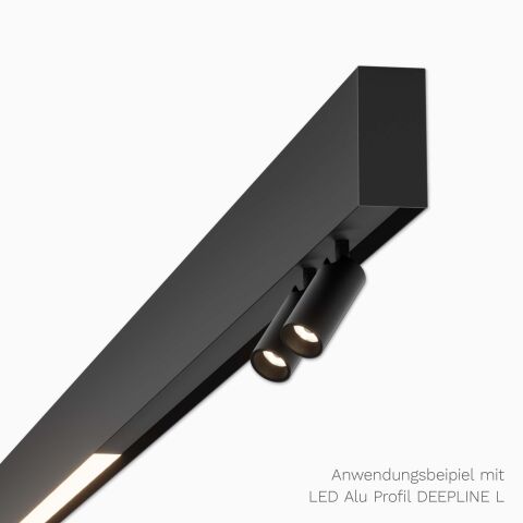 Anwendungsbeispiel mit LED Alu Profil DEEPLINE L