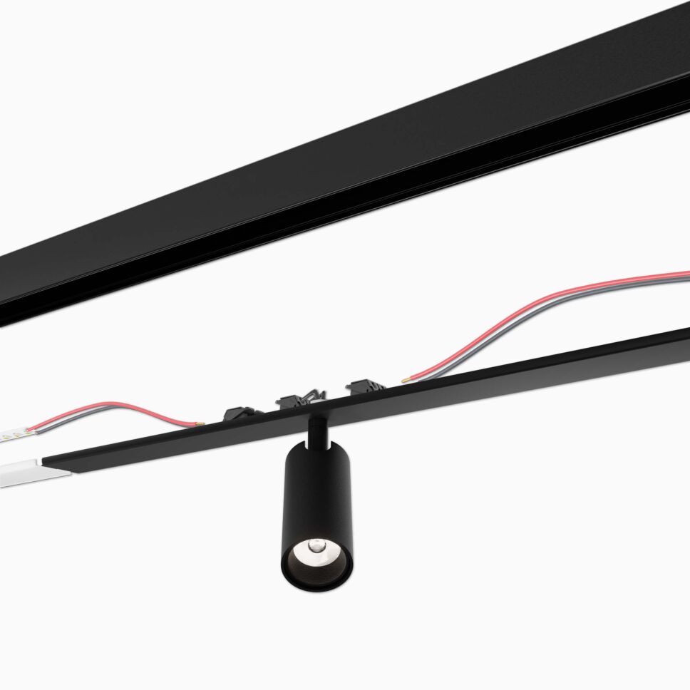 Explosionszeichnung SPOT26 24V SOLO mit LED Alu Profil