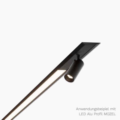 Anwendungsbeispiel mit LED Alu Profil MOZEL
