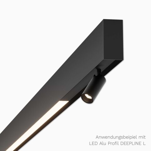 Anwendungsbeispiel mit LED Alu Profil DEEPLINE L