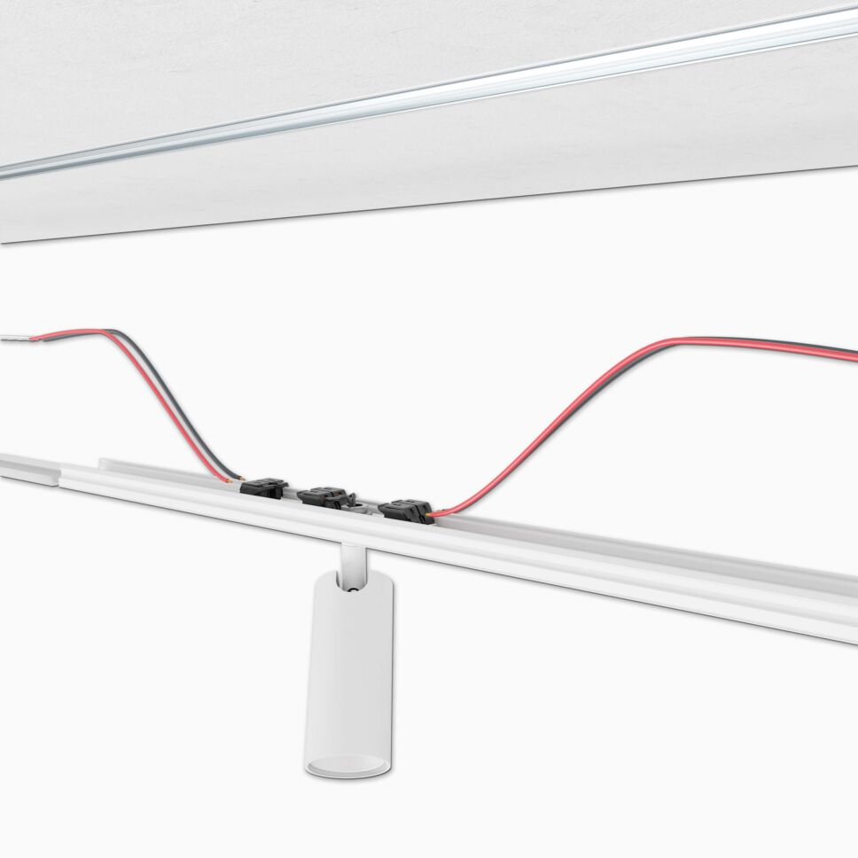 Explosionszeichnung SPOT26 24V SOLO mit LED Alu Profil