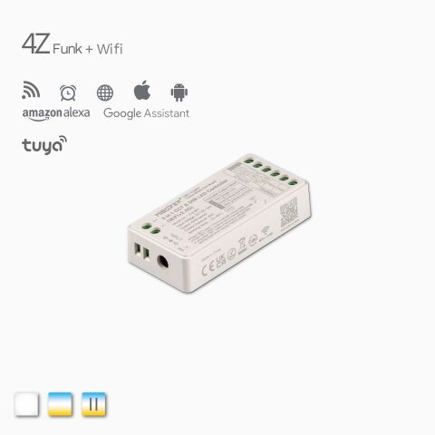 2WCCT Funk Controller für CCT LED Streifen mit 2 Litzen