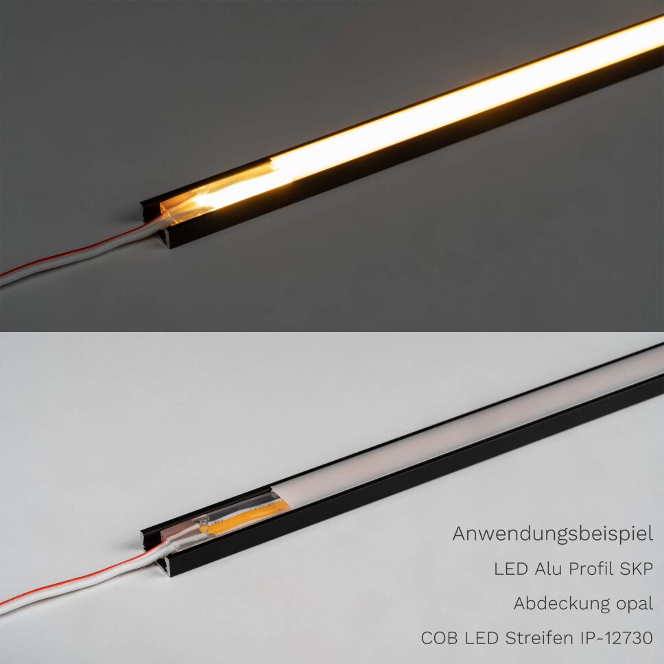 COB LED Streifen  24V  weiß  10W/m  kaltweiß  IP66