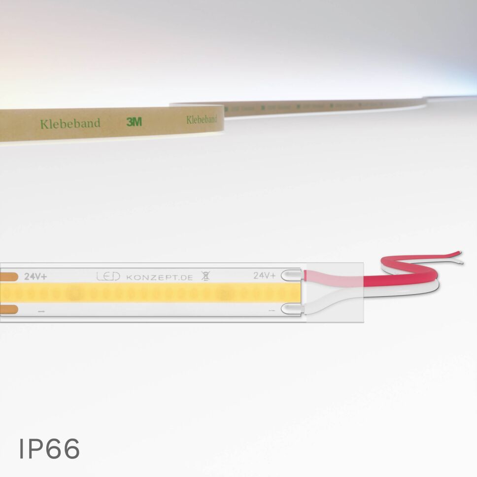 Produktbild vom kaltweißen  COB LED Streifen im...