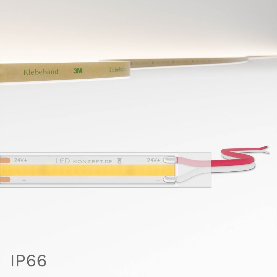 Produktbild vom neutralweißen  COB LED Streifen im...