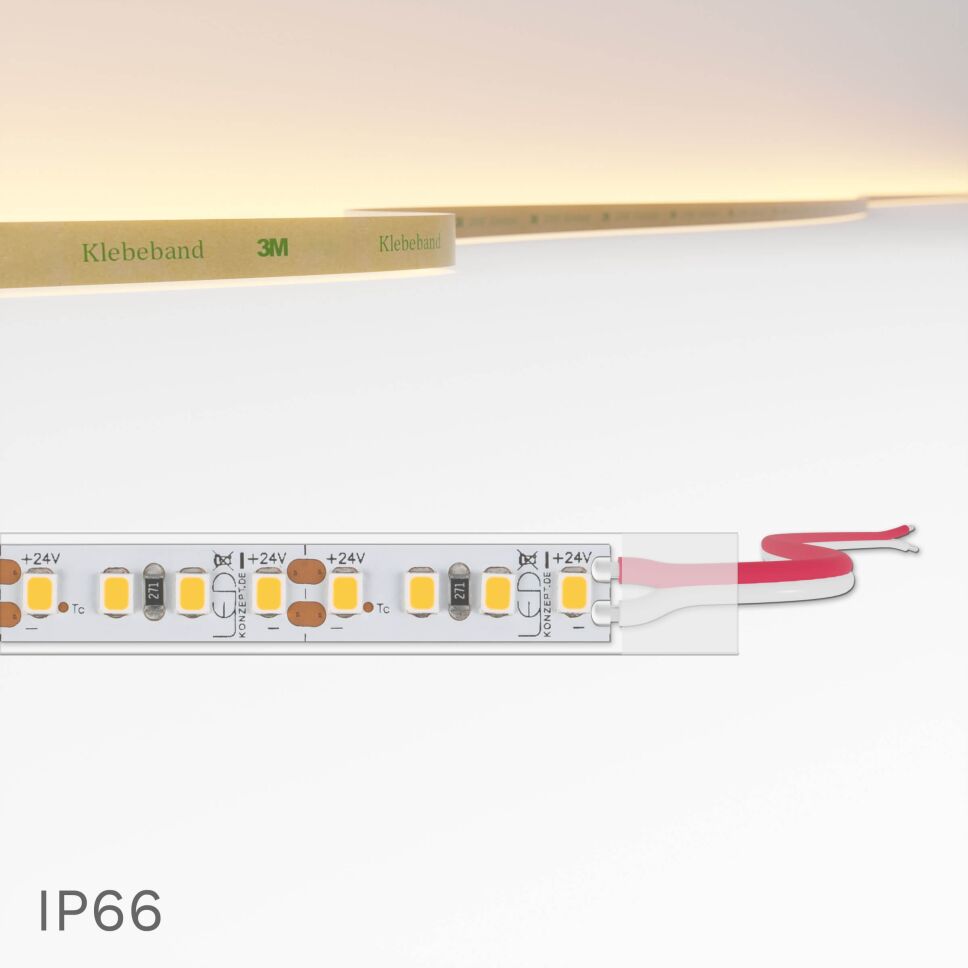 Produktbild vom LED Streifen 8,4W/m im IP66 Silikonschlauch