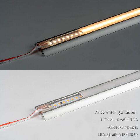 LED Streifen  24V  weiß  15,5W/m  neutralweiß  IP66