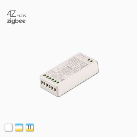 Funk 4Z ZIGBEE 3.0 Empfänger für CCT LED Streifen mit 2 oder 3 Litzen